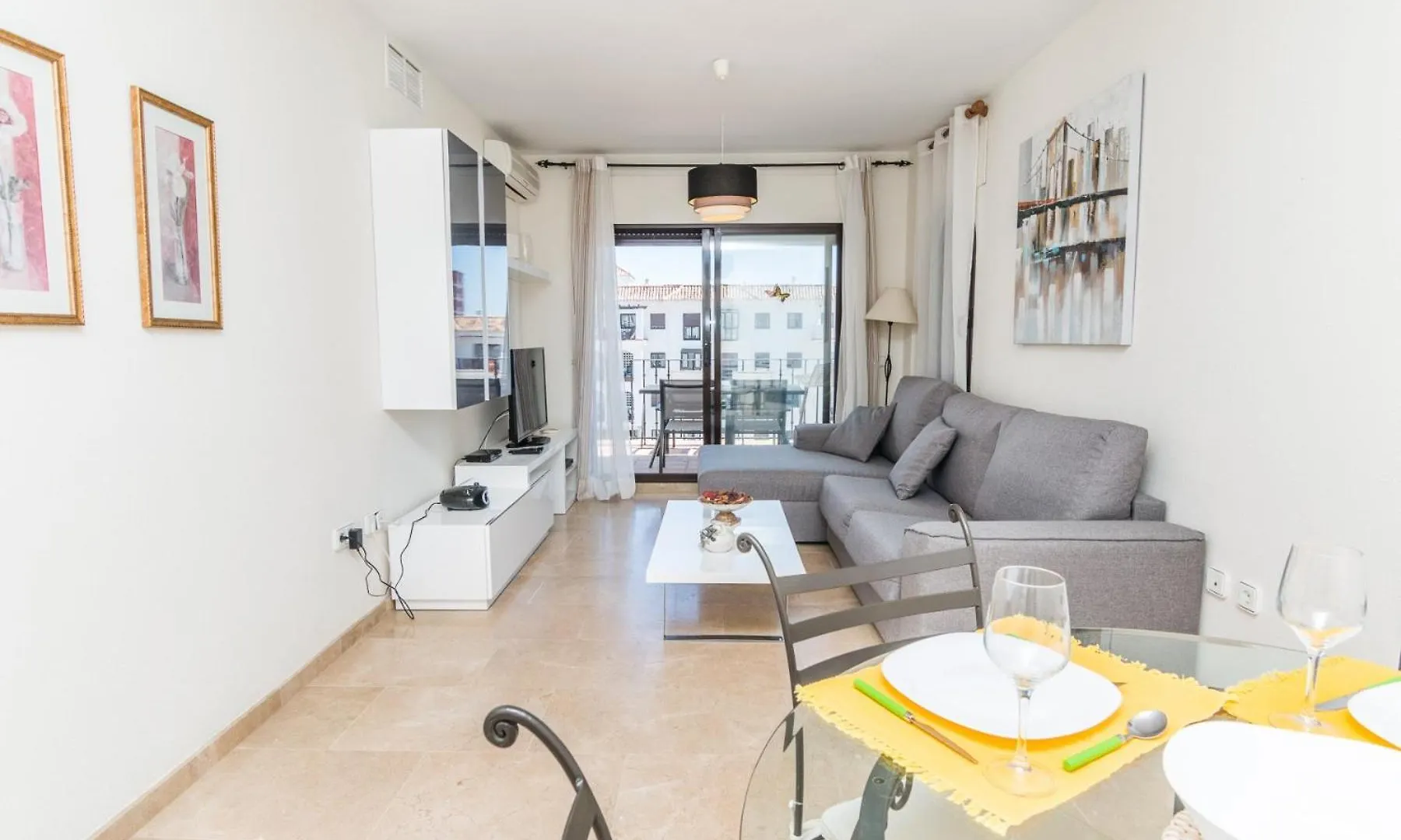 Apartment 2066-Apt 2 Bedrooms On Beach, Tenis, Gym, Pool Manilva Spain